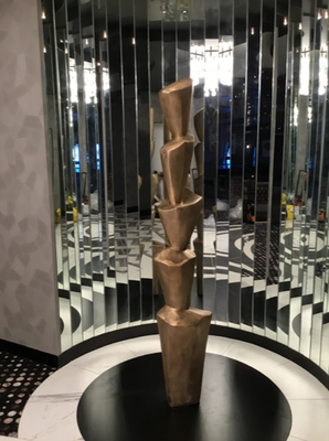 Rosenmontagsstele -  2018 - Bronze - 182 (h) x 35 (b) x 32 (t)  cm