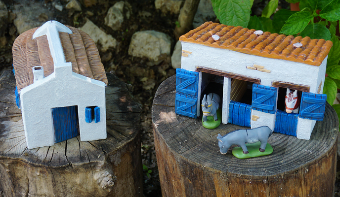 Maison camarguaise et box à chevaux