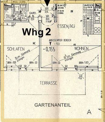 Grundriss Wohnung Nr. 2