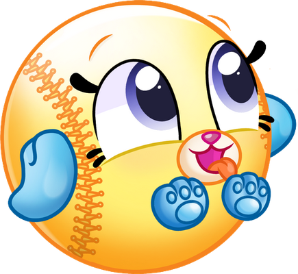 base-ball [Shopkins] - sport - loisirs - smiley émoticône émoji cartoon clipart illustration - artémotic