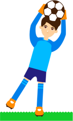 football - sport - loisirs - smiley émoticône émoji cartoon clipart illustration - artémotic