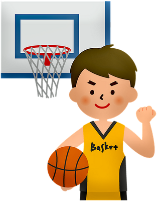 basket-ball - sport - loisirs - smiley émoticône émoji cartoon clipart illustration - artémotic