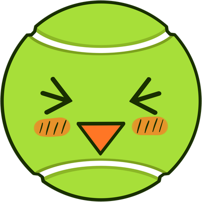 tennis - sport - loisirs - smiley émoticône émoji cartoon clipart illustration - artémotic