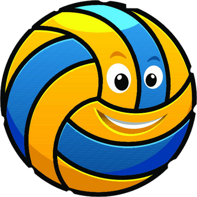 volley-ball - sport - loisirs - smiley émoticône émoji cartoon clipart illustration - artémotic