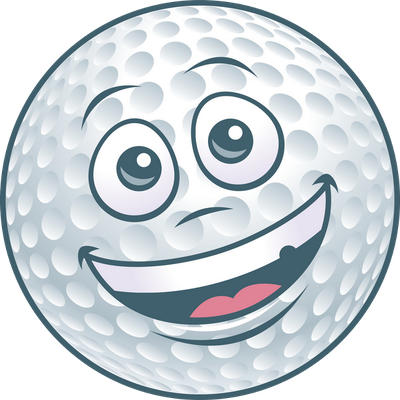 golf - sport - loisirs - smiley émoticône émoji cartoon clipart illustration - artémotic