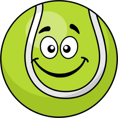 tennis - sport - loisirs - smiley émoticône émoji cartoon clipart illustration - artémotic