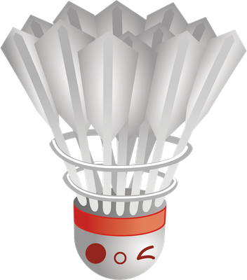 badminton - sport - loisirs - smiley émoticône émoji cartoon clipart illustration - artémotic