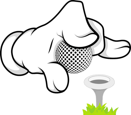 golf - sport - loisirs - smiley émoticône émoji cartoon clipart illustration - artémotic