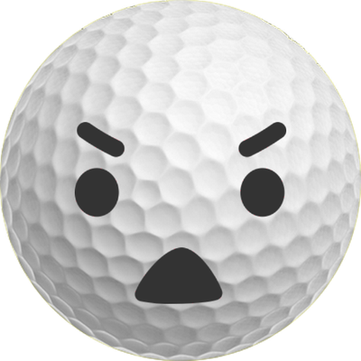golf - sport - loisirs - smiley émoticône émoji cartoon clipart illustration - artémotic