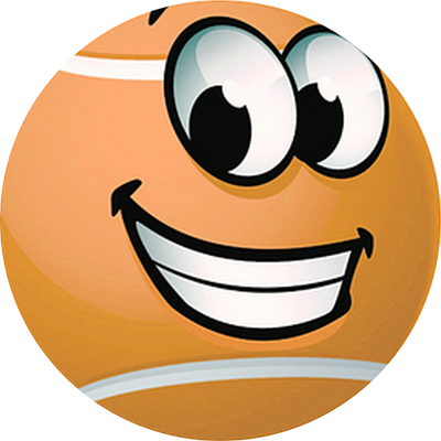 tennis - sport - loisirs - smiley émoticône émoji cartoon clipart illustration - artémotic