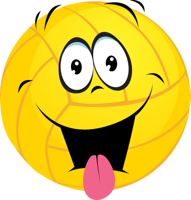 volley-ball - sport - loisirs - smiley émoticône émoji cartoon clipart illustration - artémotic