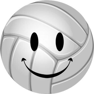 volley-ball - sport - loisirs - smiley émoticône émoji cartoon clipart illustration - artémotic
