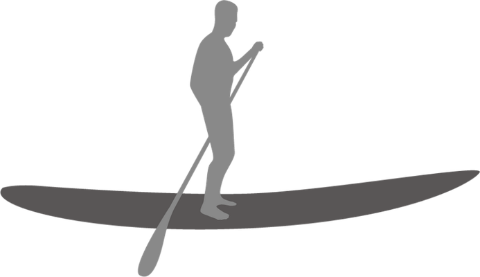 planche à rame - sport - loisirs - smiley émoticône émoji cartoon clipart illustration - artémotic