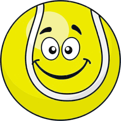tennis - sport - loisirs - smiley émoticône émoji cartoon clipart illustration - artémotic