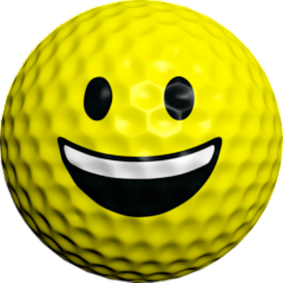 golf - sport - loisirs - smiley émoticône émoji cartoon clipart illustration - artémotic