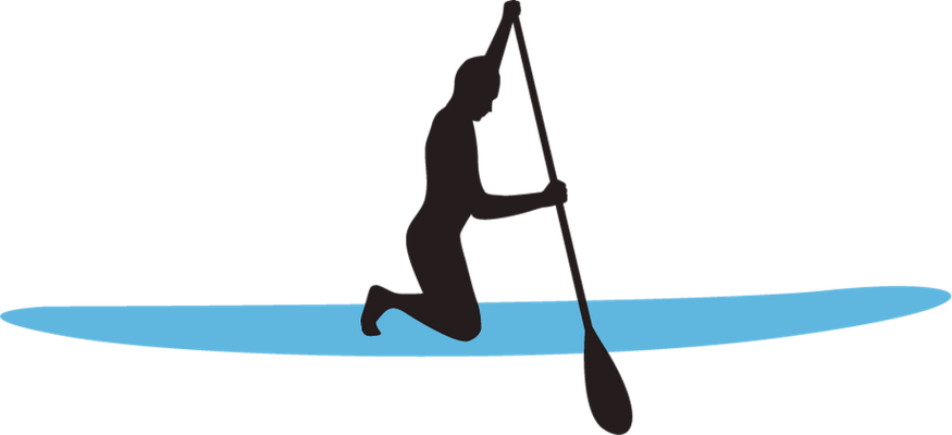 planche à rame - sport - loisirs - smiley émoticône émoji cartoon clipart illustration - artémotic