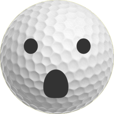 golf - sport - loisirs - smiley émoticône émoji cartoon clipart illustration - artémotic