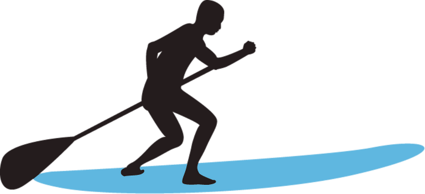 planche à rame - sport - loisirs - smiley émoticône émoji cartoon clipart illustration - artémotic