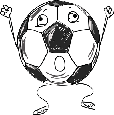 football - sport - loisirs - smiley émoticône émoji cartoon clipart illustration - artémotic