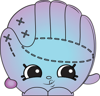 base-ball [Shopkins] - sport - loisirs - smiley émoticône émoji cartoon clipart illustration - artémotic
