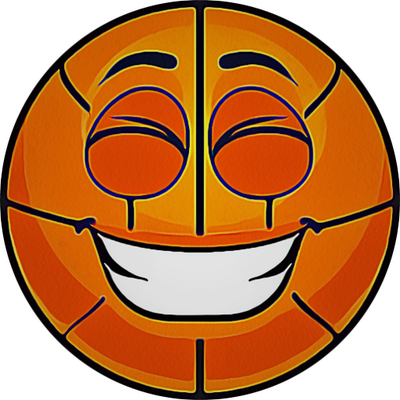 basket-ball - sport - loisirs - smiley émoticône émoji cartoon clipart illustration - artémotic