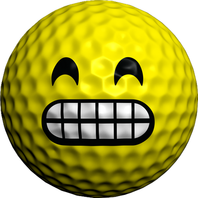 golf - sport - loisirs - smiley émoticône émoji cartoon clipart illustration - artémotic