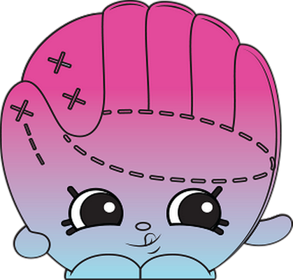 base-ball [Shopkins] - sport - loisirs - smiley émoticône émoji cartoon clipart illustration - artémotic