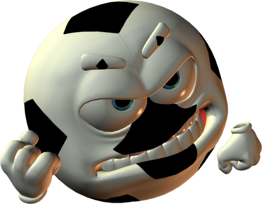 football - sport - loisirs - smiley émoticône émoji cartoon clipart illustration - artémotic