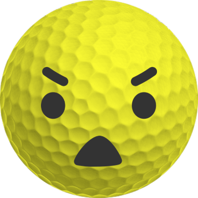 golf - sport - loisirs - smiley émoticône émoji cartoon clipart illustration - artémotic