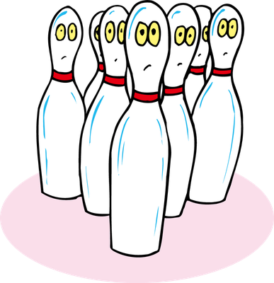 bowling - sport - loisirs - smiley émoticône émoji cartoon clipart illustration - artémotic