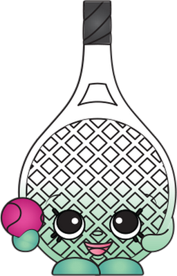 tennis - sport - loisirs - smiley émoticône émoji cartoon clipart illustration - artémotic