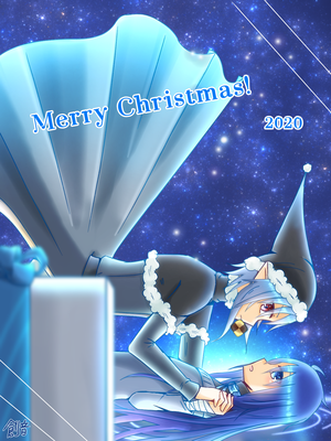 Merry Christmas 2020！朝お兄ちゃんサンタと良い子の夜さん。いつもの距離感おかしい双子。