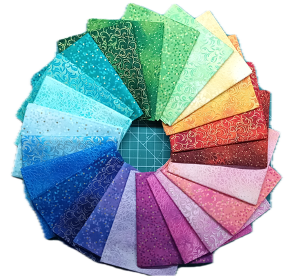 Fat Quarter-Paket Mixed Metallics