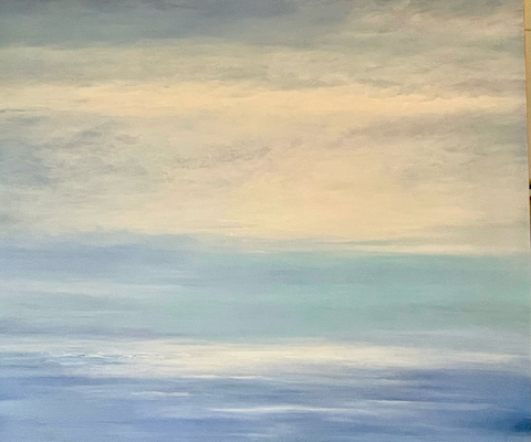 Morning Glance, 2022, Acryl auf Leinwand, 120x160 cm
