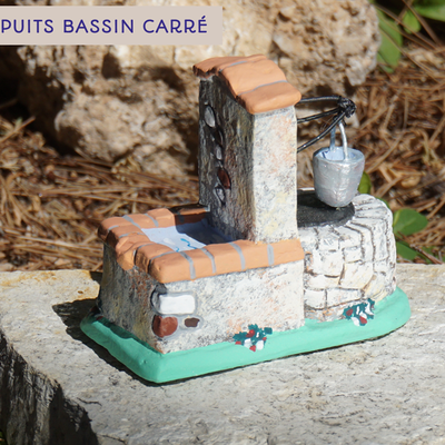 puits bassin carré