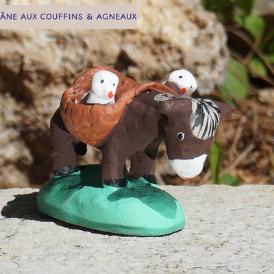 âne aux couffins & agneaux
