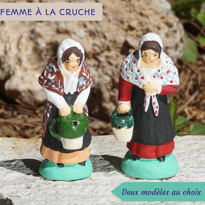 femme à la cruche - deux modèles au choix
