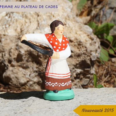 femme au plateau de cades