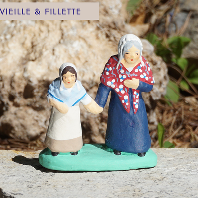vieille et fillette