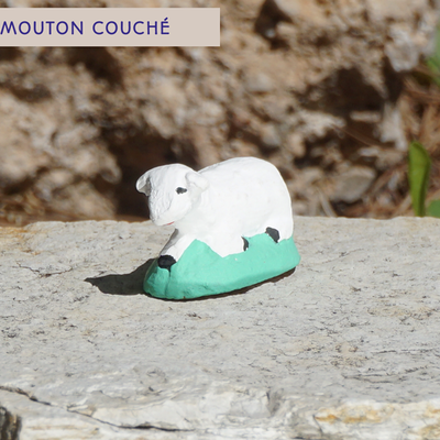 mouton couché