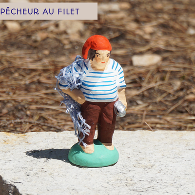 pêcheur au filet