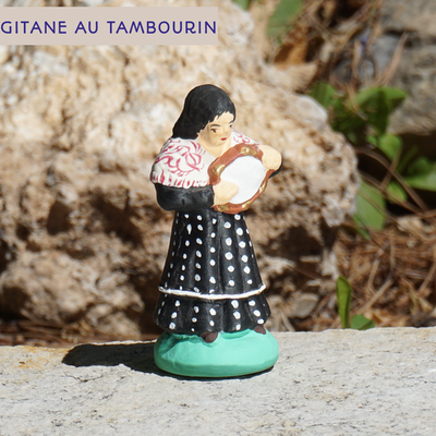 Gitane au tambourin