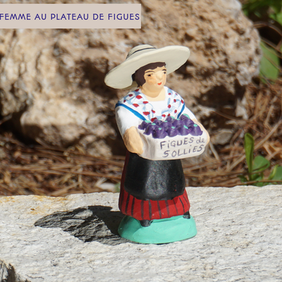 femme au plateau de figues