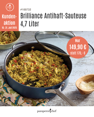 Sauteuse 4,7L mit Deckel