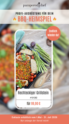 Rechteckiger Grillstein