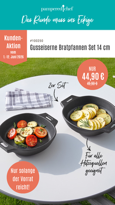 14cm Gusseisen Set
