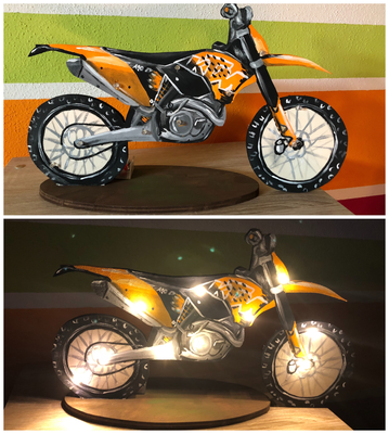 Motocross Lampe