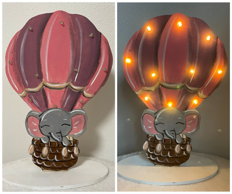 Lampe Luftballon Mädchen