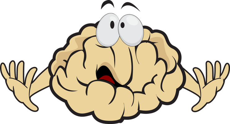 cerveau - médecine - sciences et techniques - smiley émoticône émoji cartoon clipart illustration - artémotic