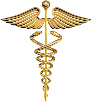 caducée - médecine - sciences et techniques - smiley émoticône émoji cartoon clipart illustration - artémotic